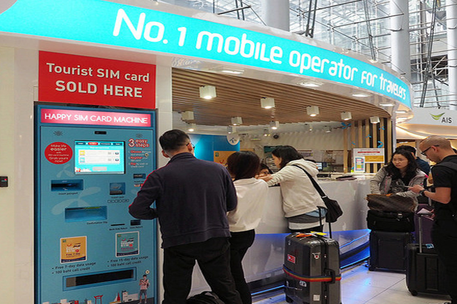 I turisti possono acquistare le carte SIM negli aeroporti internazionali