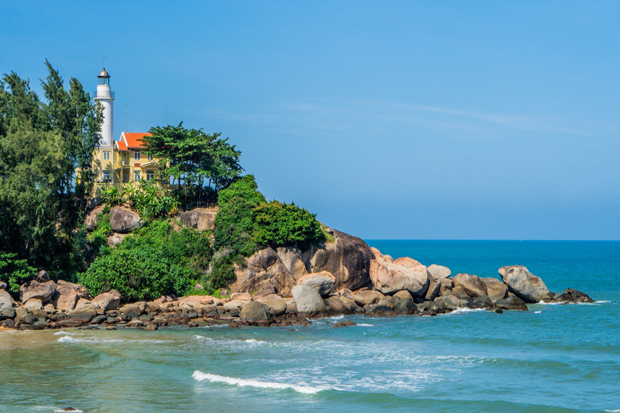 La spiaggia di Dung Quat a Quang Ngai
