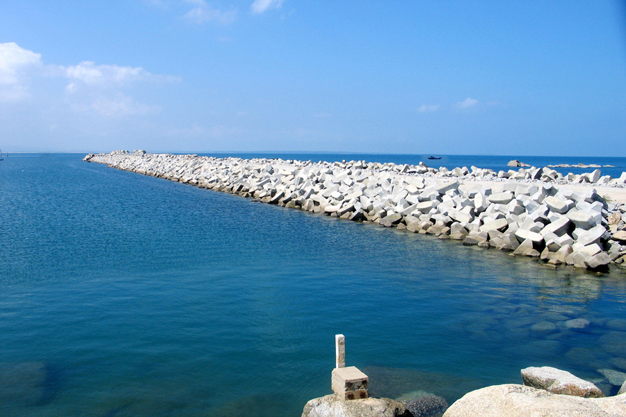 La spiaggia di Dung Quat a Quang Ngai