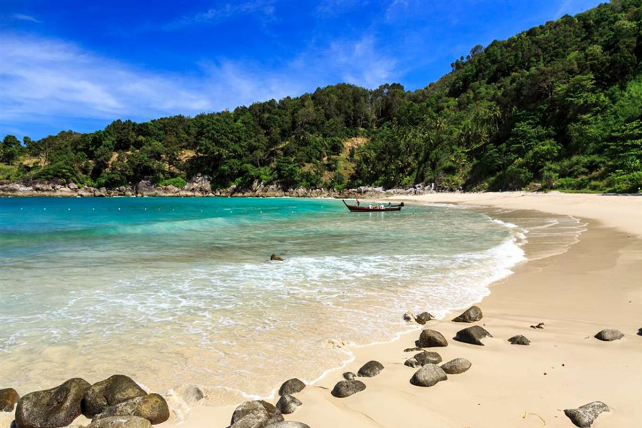 La vista mozzafiato della spiaggia di Freedom