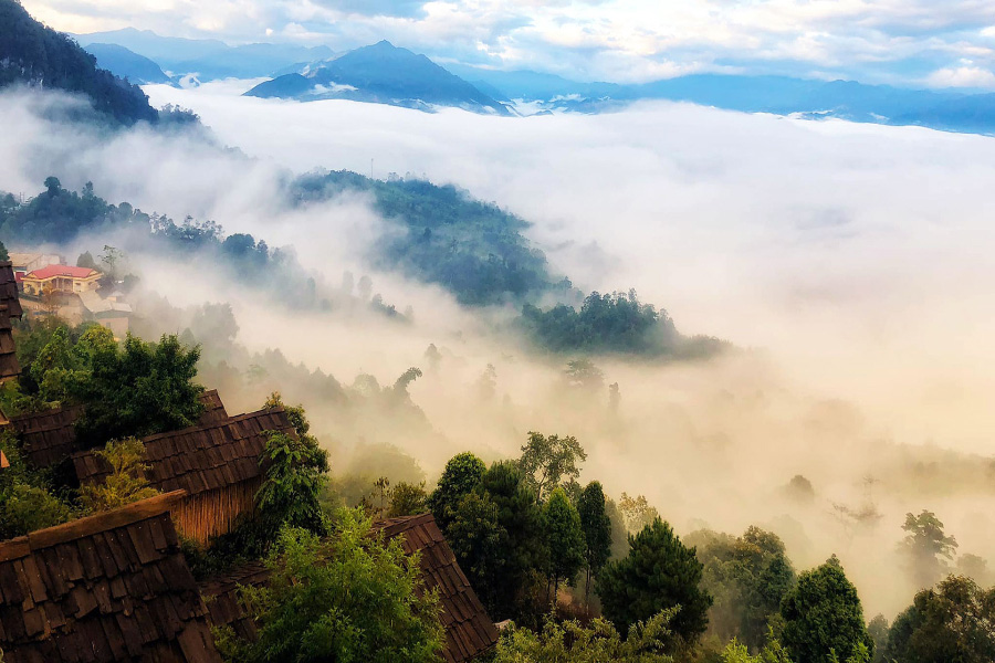 L'idilliaca bellezza del villaggio di Pang Cang a Suoi Giang