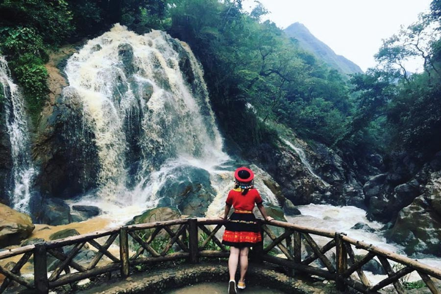 La cascata di Bac