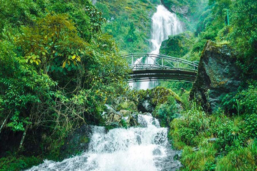 La cascata di Bac