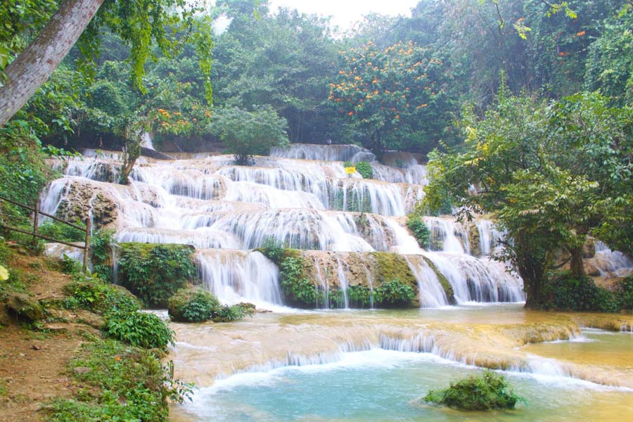 La cascata Hieu