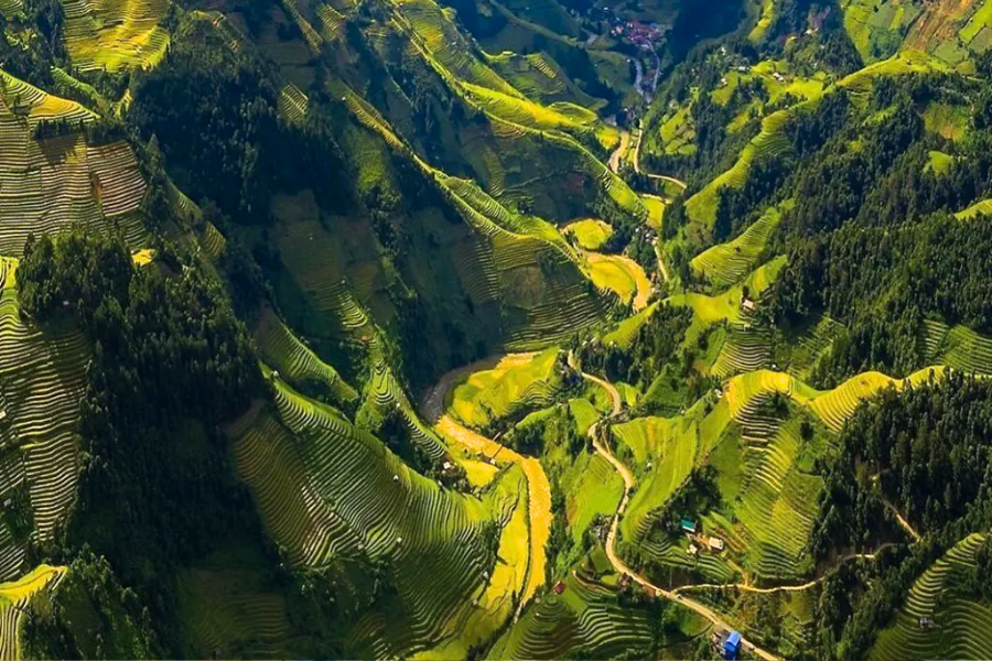 Valle di Tu Le - Attrazione in Yen Bai