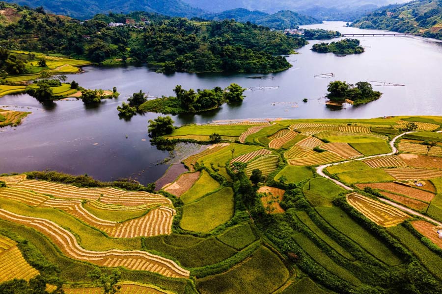 Panorama di Tuyen Quang, Vietnam