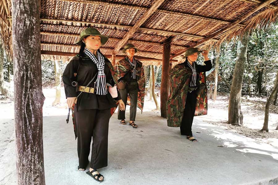 Area ricostruita della zona di guerra