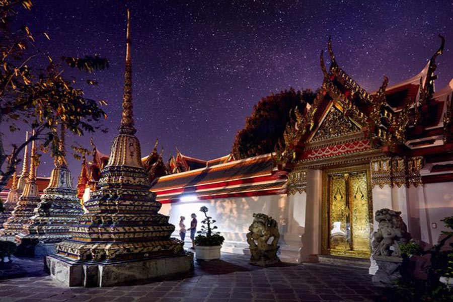 Panoramica di Wat Pho