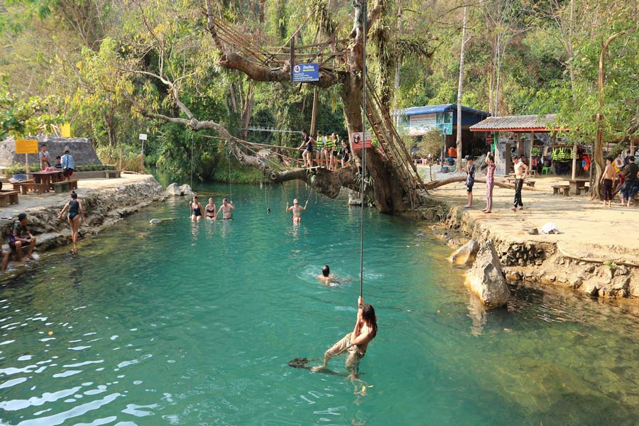 Blue Lagoon Vang Vieng Laos