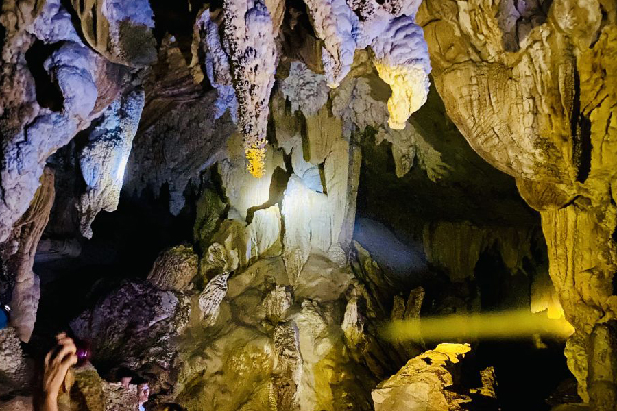 La grotta di Tung Ba a Vi Xuyen
