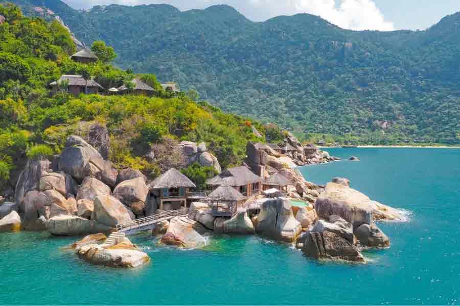 Panoramica della baia di Ninh Van