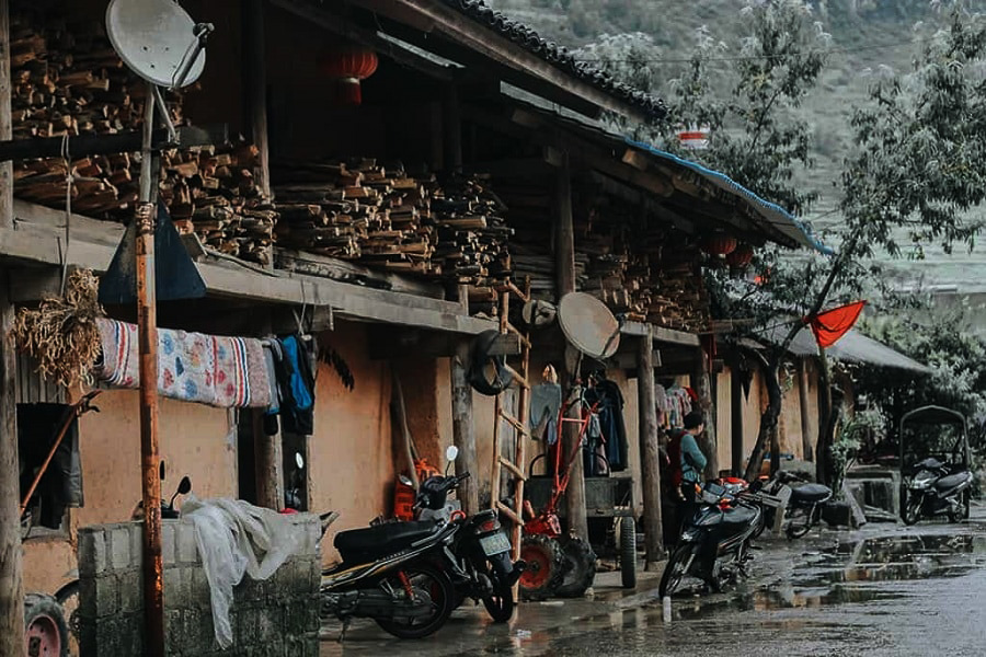 La scena idilliaca nel villaggio di Du Gia a Yen Minh