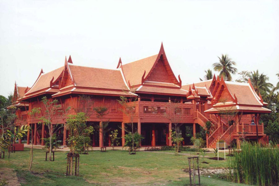 Panoramica del Parco Memoriale di Re Rama II
