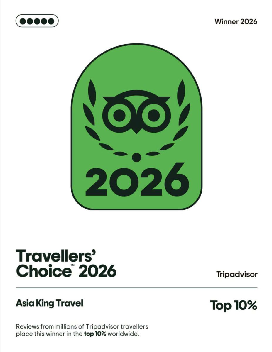 Asia King Travel vince il Tripadvisor Travelers’ Choice Award 2026