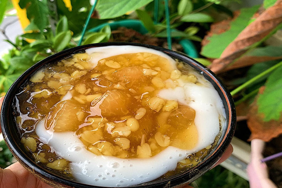 Zuppa dolce di pompelmo 