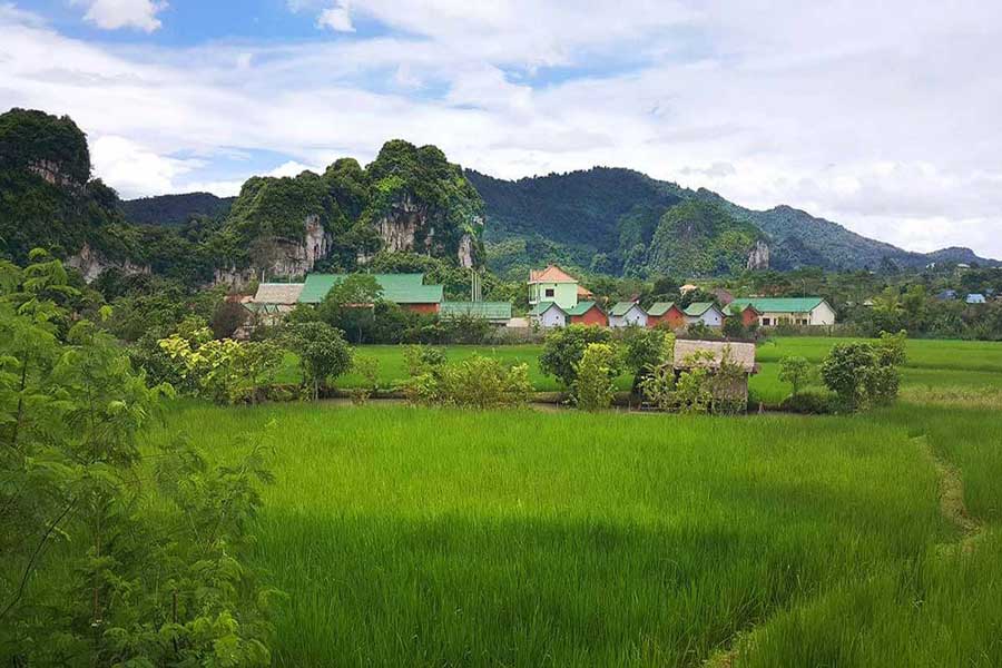 Dintorni alle cascate di Vieng Xai