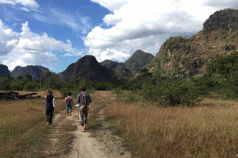 Trekking nei dintorni a Khoun Kong Leng