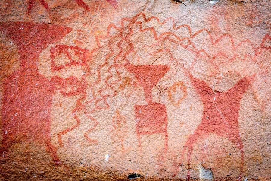 Le pitture rupestri di 3.000 anni