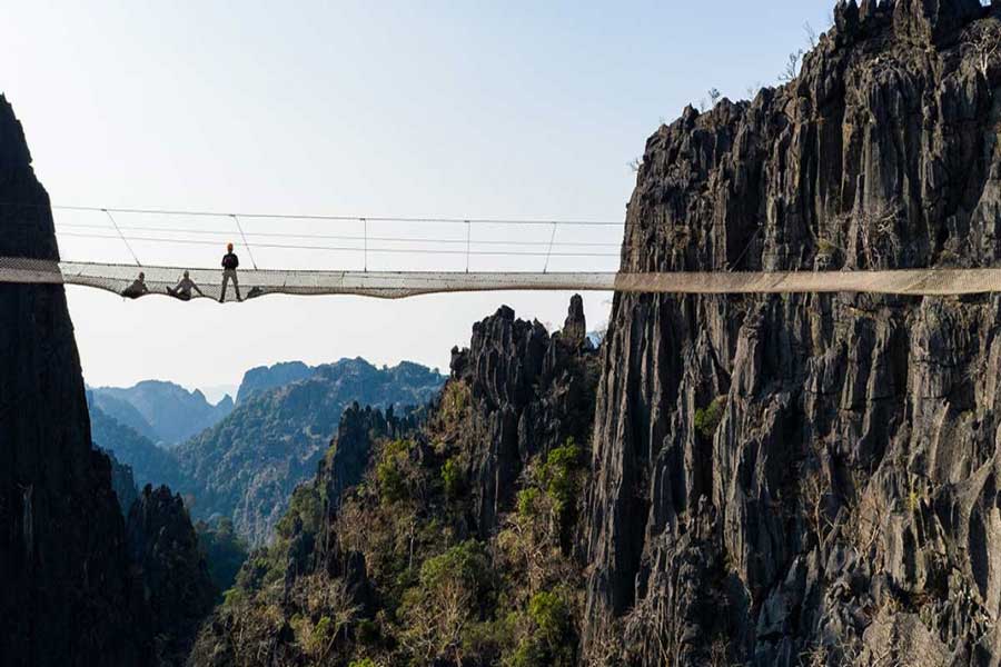 Prova l'emozione del trekking a Phou Pha Marn
