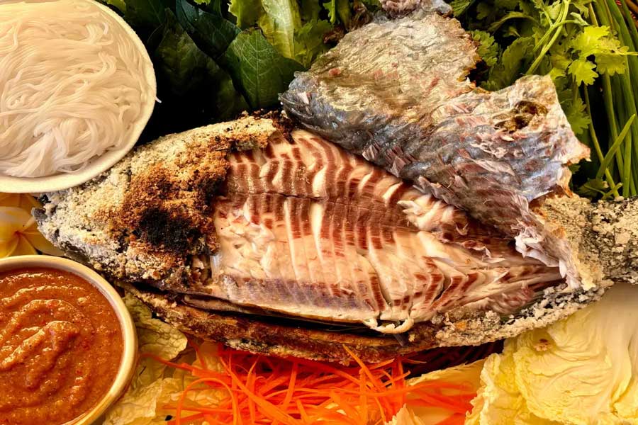 Pla Pao (pesce grigliato)