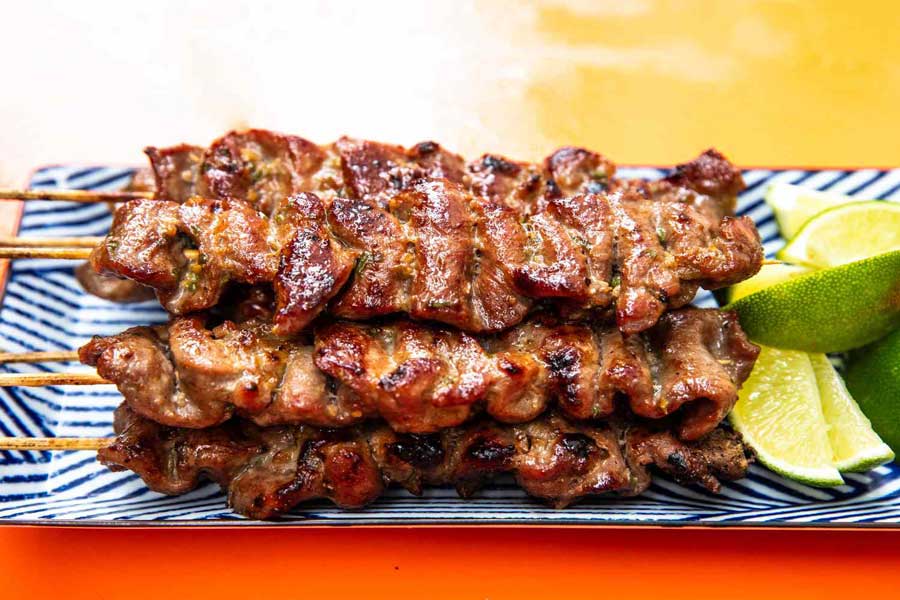 Moo Ping (Spiedini di maiale alla griglia)