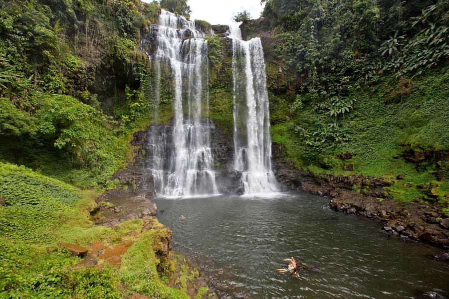Uno delle cascate al Bolaven