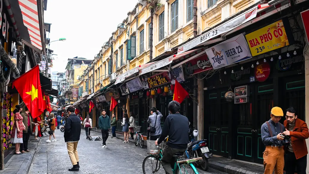 Arrivo ad Hanoi