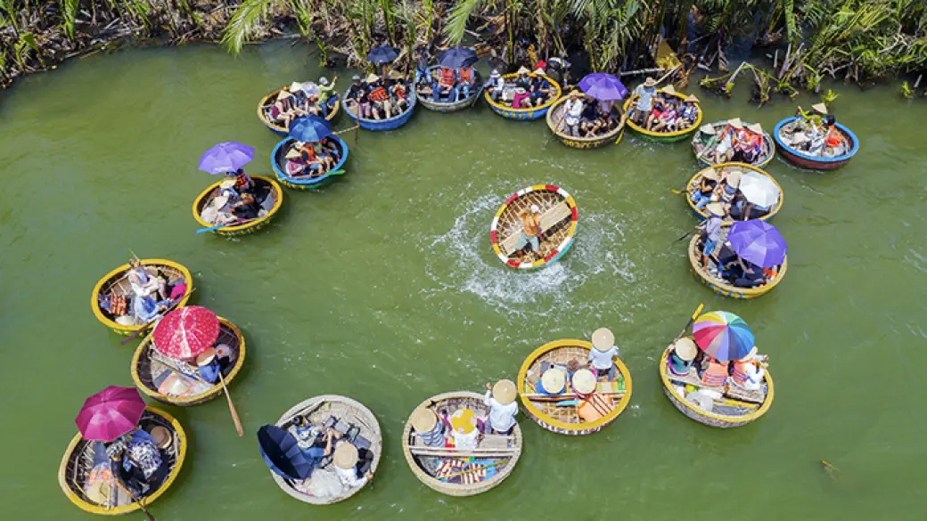 Hoi An - Villaggio dei falegnami Kim Bong - Villaggio di Tra Nhieu - Villaggio di pescatori di Van Lang - Foresta di cocco d'acqua di Bay Mau - Hoi An