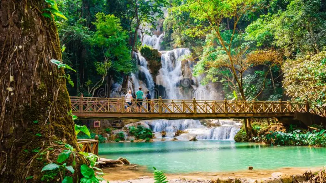 Luang Prabang - Esperienza del riso - Cascate di Kuang Si