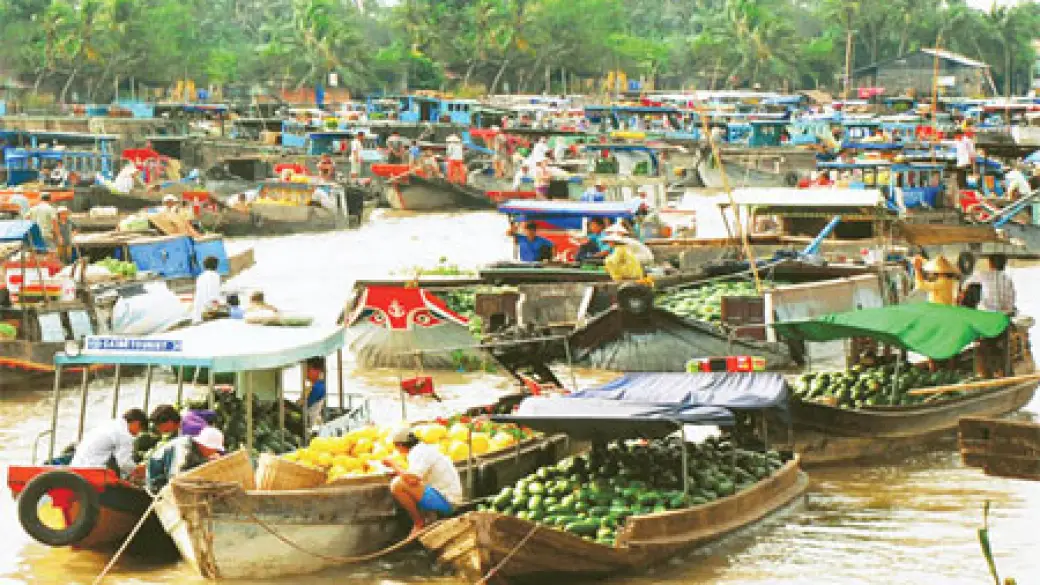 Mercato galleggiante di Cai Be - Saigon