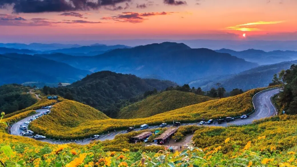 Visita della città di Mae Hong Son
