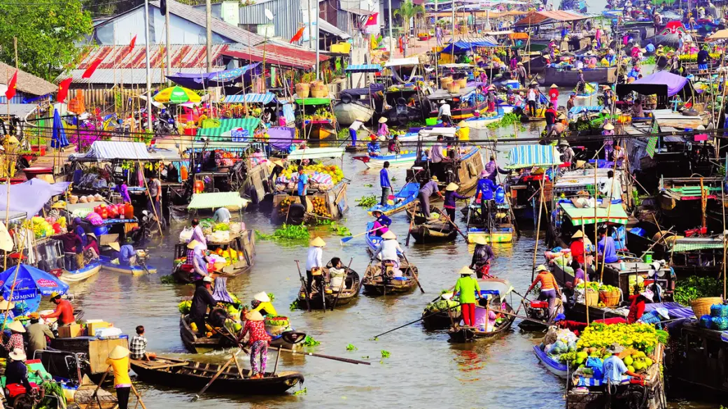 Mercato galleggiante di Cai Rang - Phu Quoc