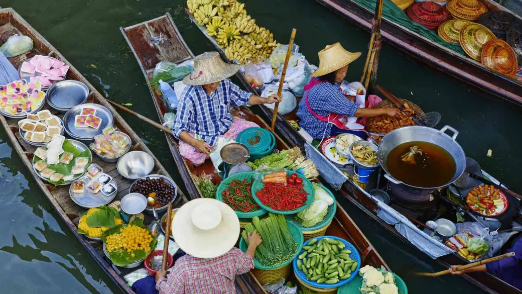 Bangkok - Mercato galleggiante di Damnoen Saduak - Nakhon Pathom - Bangkok