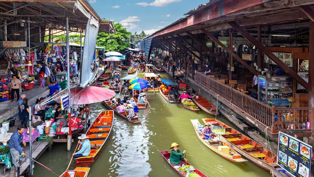 Bangkok - Mercato galleggiante di Damnoen Saduak - Bangkok